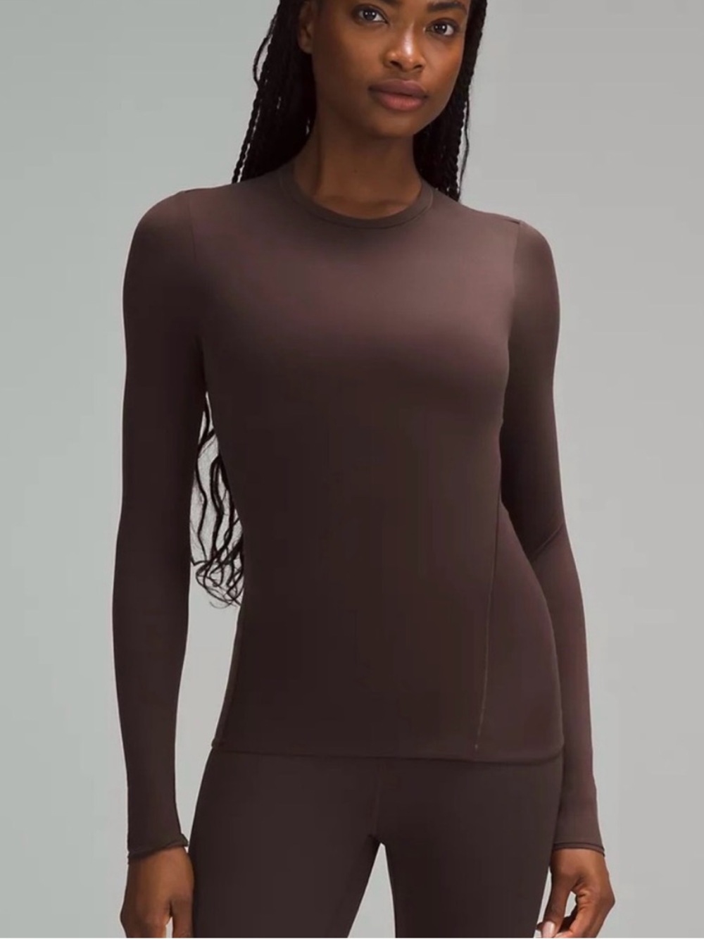 Lululemon Wundermost Ultra-Soft Nulu Crewneck Long-Sleeve Shirt